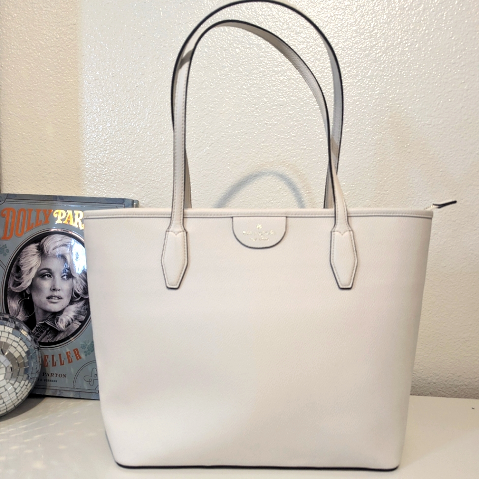 Kate Spade Lori Tote Parchment Like New